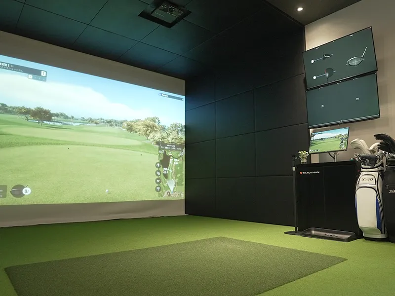プロも認めるTRACKMAN設置